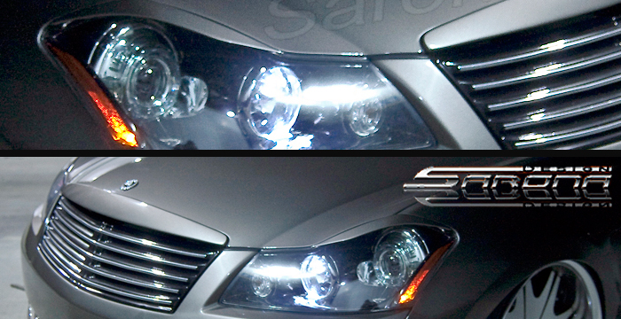 Custom Infiniti M35 Eyelids  Sedan (2006 - 2010) - $89.00 (Part #IF-001-EL)